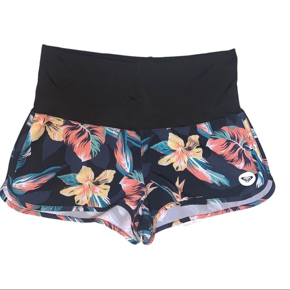 Roxy Pants - Roxy Floral Athletic Shorts